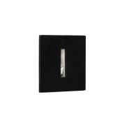 Nova Luce Passaggio - applique encastrée - 37 x 37 mm, Ø 32 mm encastré - 1W LED inclus - IP54 - noir