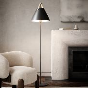 Design for the People Strap - lampadaire - Ø 36 x 153,7 cm - noir