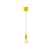 Nova Luce Swing - lampe suspendue - Ø 4,5 x 100 cm - jaune