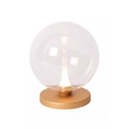 Lucide Gisela - lampe à poser - Ø 16 x 17,5 cm - 4W LED inclus - transparent