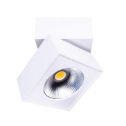 Maxlight Artu - spot en saillie - 10 x 10 x 10 cm - 15W LED inclus - blanc
