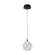 Lucide Gisela - lampe suspendue - Ø 16 x 150 cm - 5W LED inclus - transparent