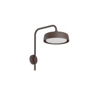 VK Lighting Jade - applique murale d'extérieur - Ø 18 x 30,6 cm - 12W LED inclus - IP65 - brun rouille