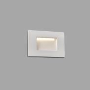 Faro Spark II - applique encastrée - 10,5 x 7,5 cm - 5W LED inclus - IP65 - blanc mat