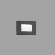 Faro Spark II - applique encastrée - 10,5 x 7,5 cm - 5W LED inclus - IP65 - gris foncé