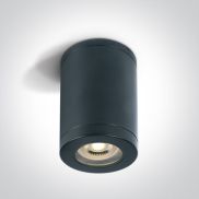 ONE Light GU10 Outdoor Cylinder Lights - spot en saillie 1L - Ø 7,2 x 13 cm - IP65 - noir