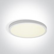 ONE Light Plafo - plafonnier - Ø 30 x 2,5 cm - 24W LED inclus - blanc