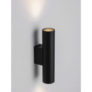 Nova Luce Mor - applique murale - 4 x 6,5 x 18 cm - noir