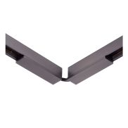 Lucide Linial - système de rail magnétique - connecteur électrique flexible - noir mat chrome