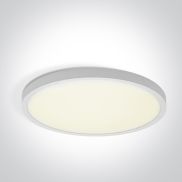 ONE Light Plafo - plafonnier - Ø 50 x 2,7 cm - 40W LED inclus - blanc