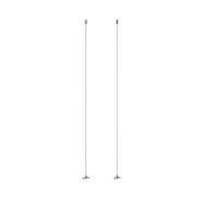 Lucide Linial - système de rails magnétiques - kit câble de suspension - 5 x 1,4 x 200 cm - noir chrome mat