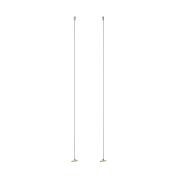 Lucide Linial - système de rails magnétiques - kit câble de suspension - 5 x 1,4 x 200 cm - champagne