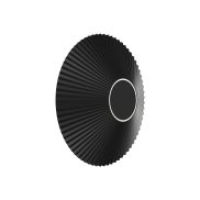 VK Lighting Amelie - applique murale d'extérieur - Ø 30 x 10,4 cm - 15W LED inclus - IP65 - noir