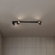 Nova Luce Oso - Applique murale - 70 x 3,5 x 10,5 cm - noir