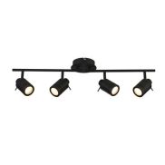 Searchlight Samson - projecteur de surface 4L - 79 x 13 x 19,5 cm - IP44 - noir