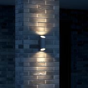 Nordlux Nico - applique murale extérieure - 9,5 x 7,7 x 23,5 cm - IP54 - gris