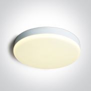 ONE Light Plafo - plafonnier - Ø 35 x 5,5 cm - 35W LED inclus - IP65 - blanc