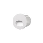 Nova Luce Circe - applique encastrée - Ø 7 x 6,5 cm - 3W LED inclus - IP54 - blanc sablé