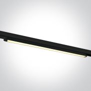 ONE Light LED Linear Track Light - Système de rail triphasé - 121 x 3 x 3 cm - 25W LED inclus - noir - couleur de lumière réglable