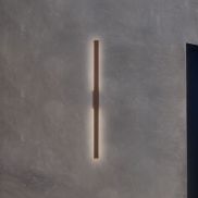 Nova Luce Doul - applique murale extérieure - 5,3 x 121 x 6 cm - 20W LED inclus - IP65 - corten