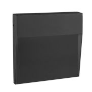 Century Italia Paseo - applique murale d'extérieur - 10,5 x 10,5 x 2,4 cm - 4W - IP54 - noir