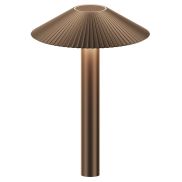 VK Lighting Amelie - lampe de jardin - Ø 35 x 50 cm - 15W LED inclus - IP65 - marron