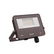 Century Italia Porteo CCT - spot avec détecteur - 14,4 x 16,2 x 3,6 cm - 30W LED inclus - couleur de lumière réglable - IP65 - marron