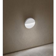 Century Italia Paseo - applique murale extérieure - Ø 11 x 2,5 cm - 4W LED inclus - IP54 - blanc
