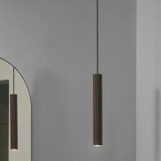Nordlux Vico - lampe suspendue - Ø 12,5 x 150 cm - brun métallique