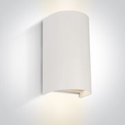 ONE Light GU10 Outdoor Cylinder Lights - applique murale extérieure - 11 x 8,3 x 19,5 cm - IP65 - blanc