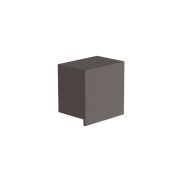 VK Lighting Pit - applique murale d'extérieur - 6,2 x 6,2 x 4,3 cm - 3W LED inclus - IP65 - brun rouille