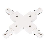 Projectlight - système de rails monophasé - connecteur en X - 18,2 x 18,2 x 1,8 cm - blanc