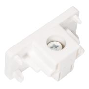 Projectlight - rail monophasé- embout - blanc