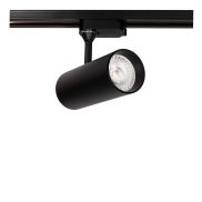 Projectlight Gemini - spot sur rail - 6,5 x 12 x 18 cm - 13W LED dimmable inclus - noir et or