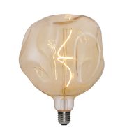 Daylight Italia Ampoule LED bombée - Ø 18 x 21,5 cm - E27 - 5W dimmable - 1800K - ambre