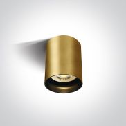 ONE Light GU10 Dark Light - spot en saillie 1L - Ø 6,8 x 9,5 cm - laiton brossé