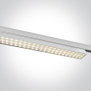 ONE Light High Power Linear - rail lumineux - système de rail triphasé - 115 x 4 x 6,4 cm - intensité lumineuse réglable 40W/50W/60W LED inclus - blanc - couleur de lumière réglable