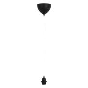 Nordlux Basic - lampe suspendue - Ø 12,4 x 200 cm - noir