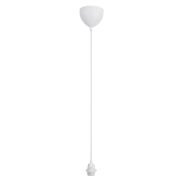 Nordlux Basic - lampe suspendue - Ø 12,4 x 200 cm - blanc