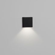 Nova Luce Iko - applique encastrée - 5,5 x 5,5 x 9 cm - 1W LED inclus - IP67 - noir sablé