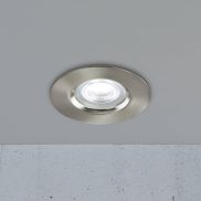 Nordlux Smart Don - spot encastré - éclairage intelligent - Ø 85 mm, Ø 72 mm encastré - 4,7W LED inclus - IP65 - nickel brossé