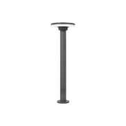 Nova Luce Suite - lampe de jardin - Ø 18 x 60 cm - 12W LED inclus - IP54 - gris foncé
