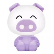 Zuma Line Animals Piglet - lampe de table - 19,5 x 25,5 cm - 3W dimmable LED inclus - voilet