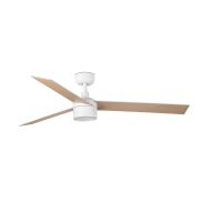 Faro Rudder Tek 3 L - ventilateur de plafond avec lumière - Ø 132 cm - blanc mat - 2700K