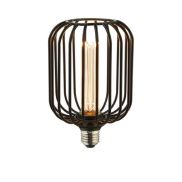 Searchlight Deco LED - Ø 10 x 16,9 cm - E27 - 3,5W dimmable - 1800K - noir