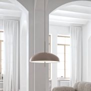 Design for the People Versale - lampe suspendue - Ø 49,5 x 341 cm - brun
