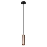 Artdelight Milano - lampe suspendue - Ø 6,6 x 175 cm - rose champagne
