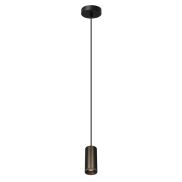 Artdelight Milano - lampe suspendue - Ø 6,5 x 150 cm - bronze clair