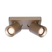 Artdelight Megano - spot de surface 2L - 20 x 10 x 11,5 cm - champagne