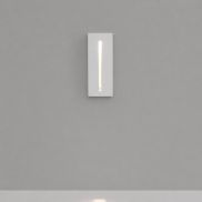 Nova Luce Aizen - applique encastrée - 5 x 13,5 x 6,5 cm - 3W LED inclus - IP65 - blanc sablé